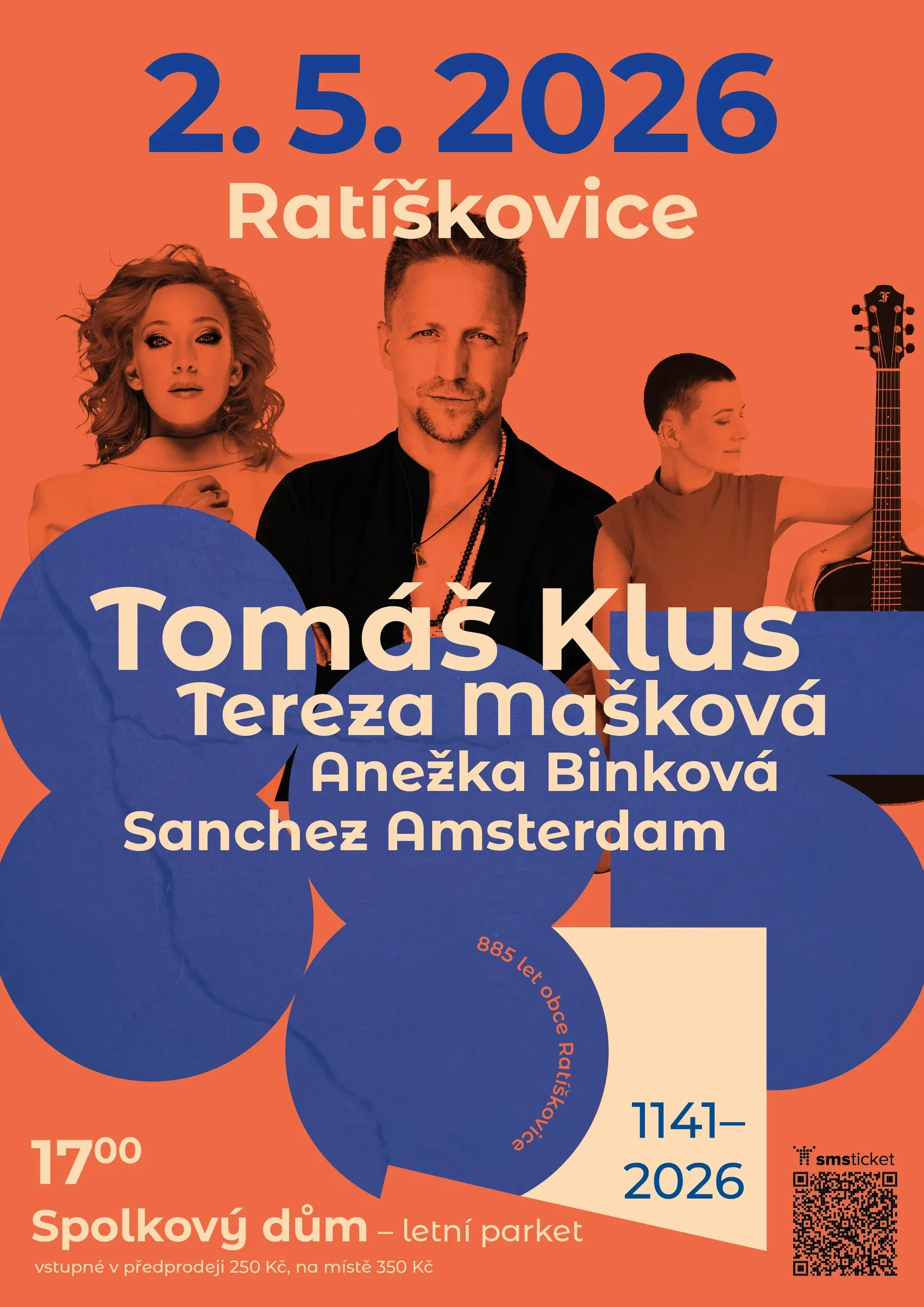 Program oslav 885 let Ratíškovice – plakát č. 2